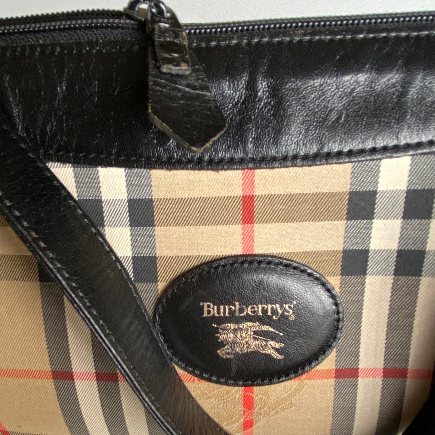Burberry vintage classic check shoulder bag Authentic with COA 12x8.3x3.6