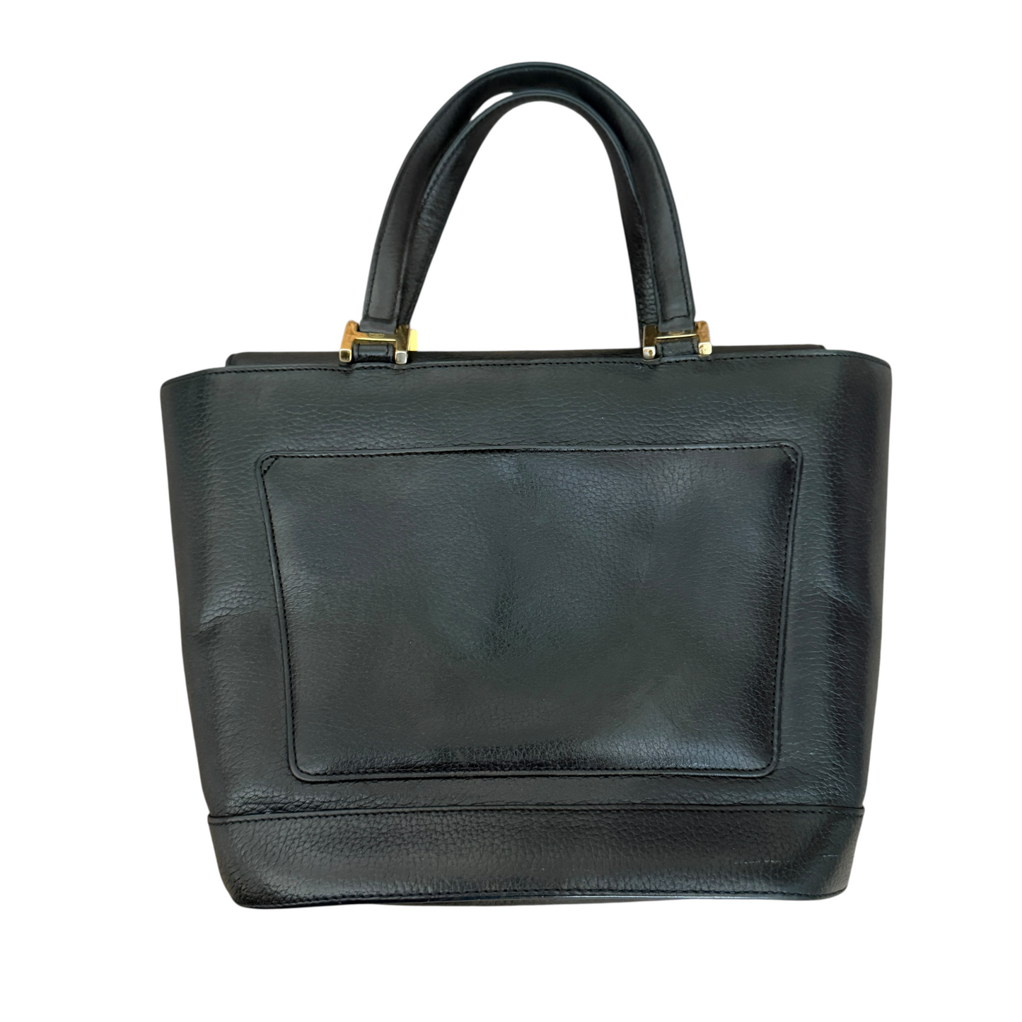 MCM black leather studded tote bag authentic with COA