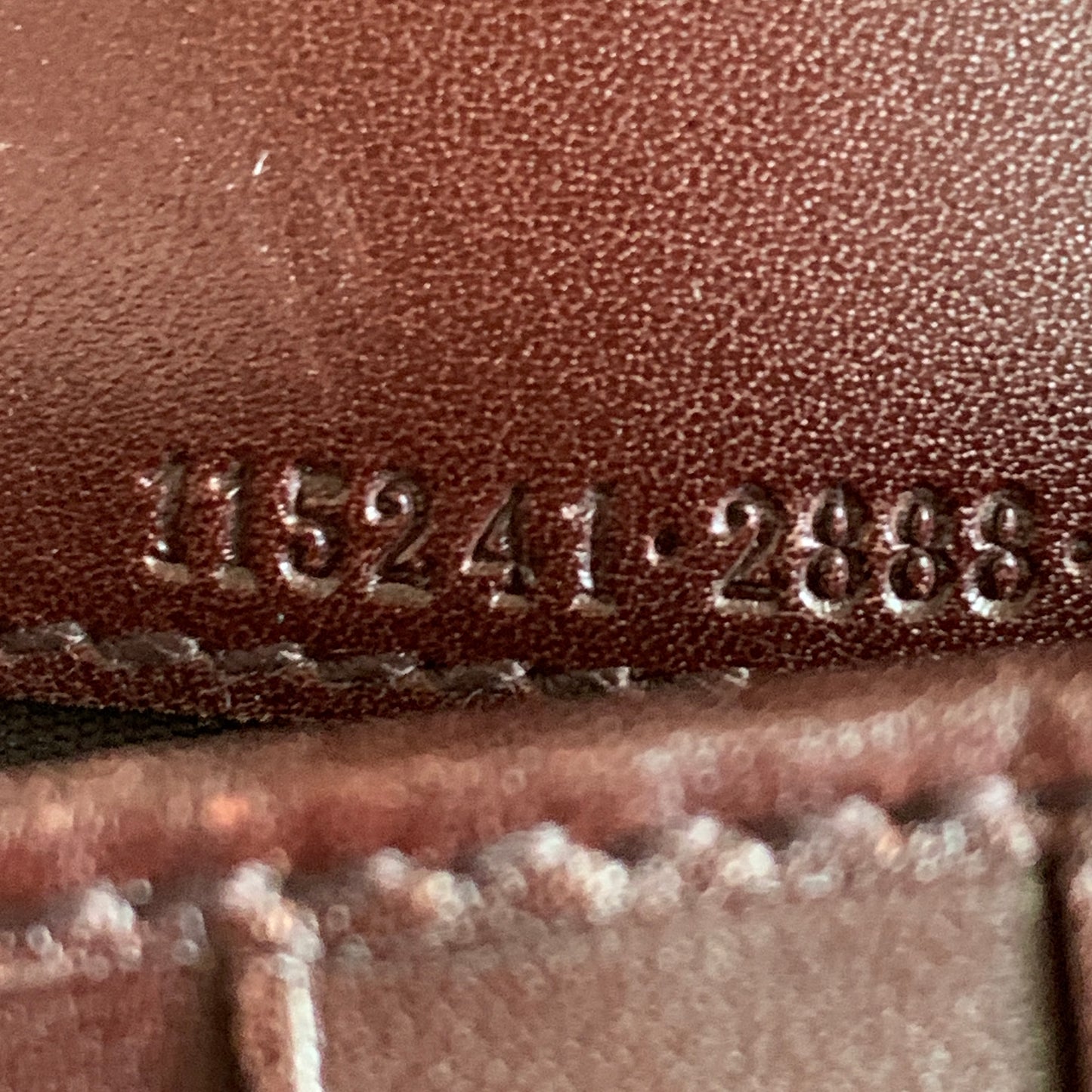 Gucci GG monogram brown leather agenda Planner authentic with COA5.5x7.5