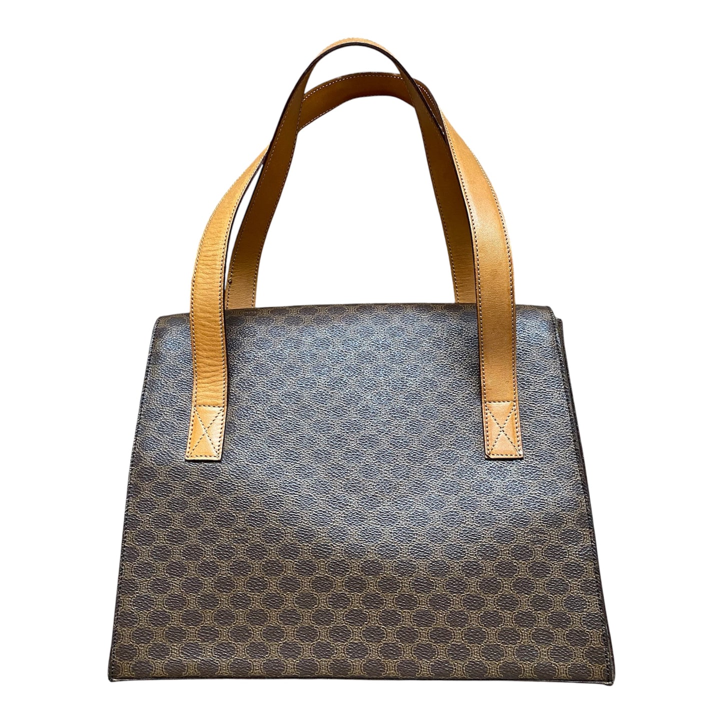 Celine vintage macadam shoulder bag Authentic with coa 12cx9.5x3.3