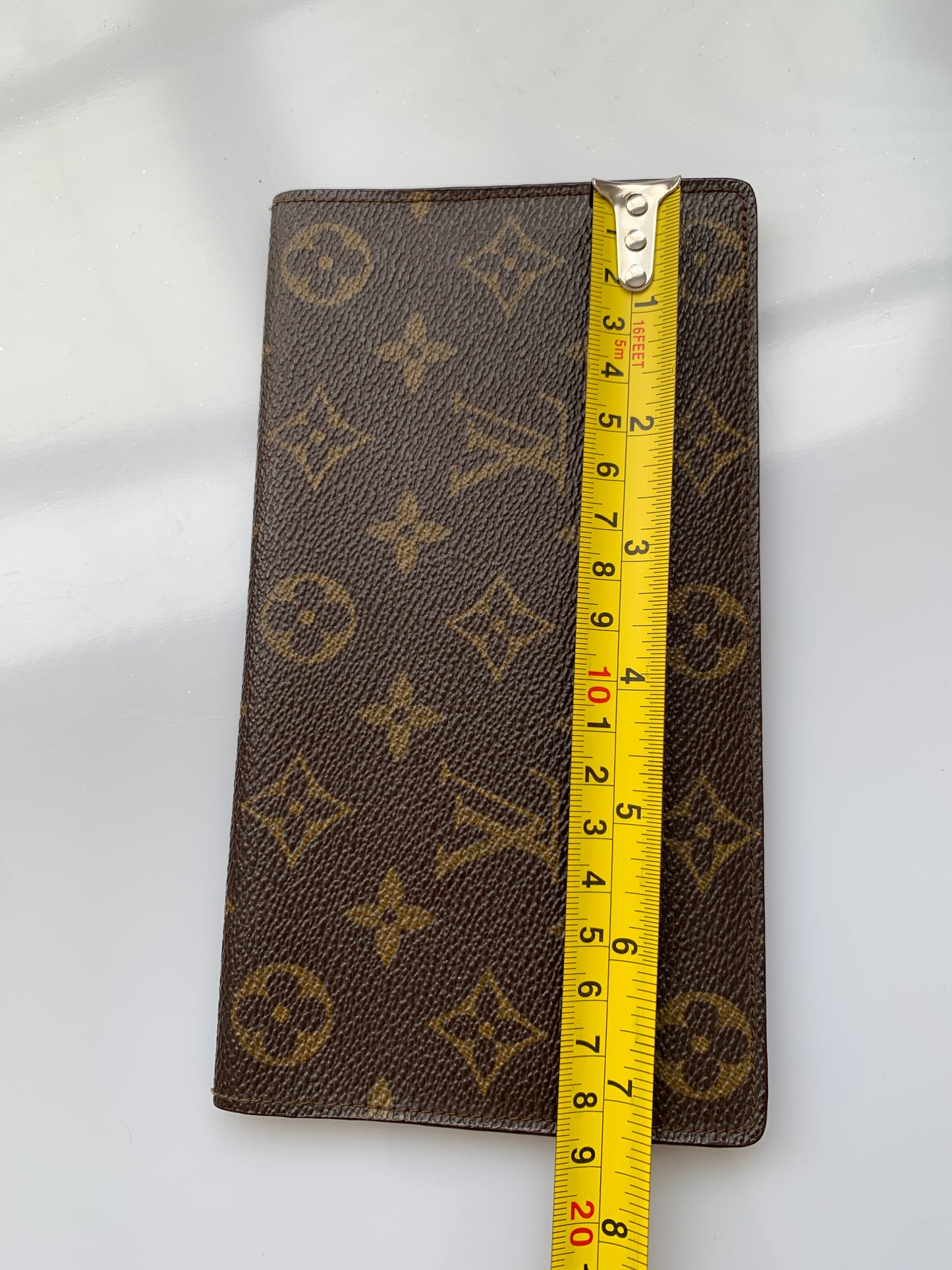 Louis Vuitton long wallet card holder unisex 872ET authentic with COA