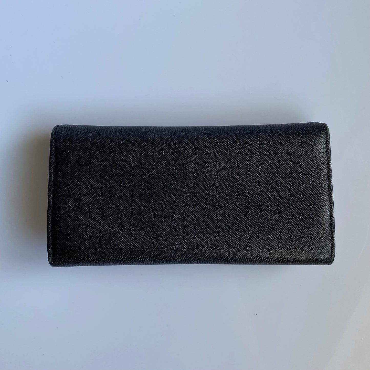 MCM black leather long wallet authentic with coa