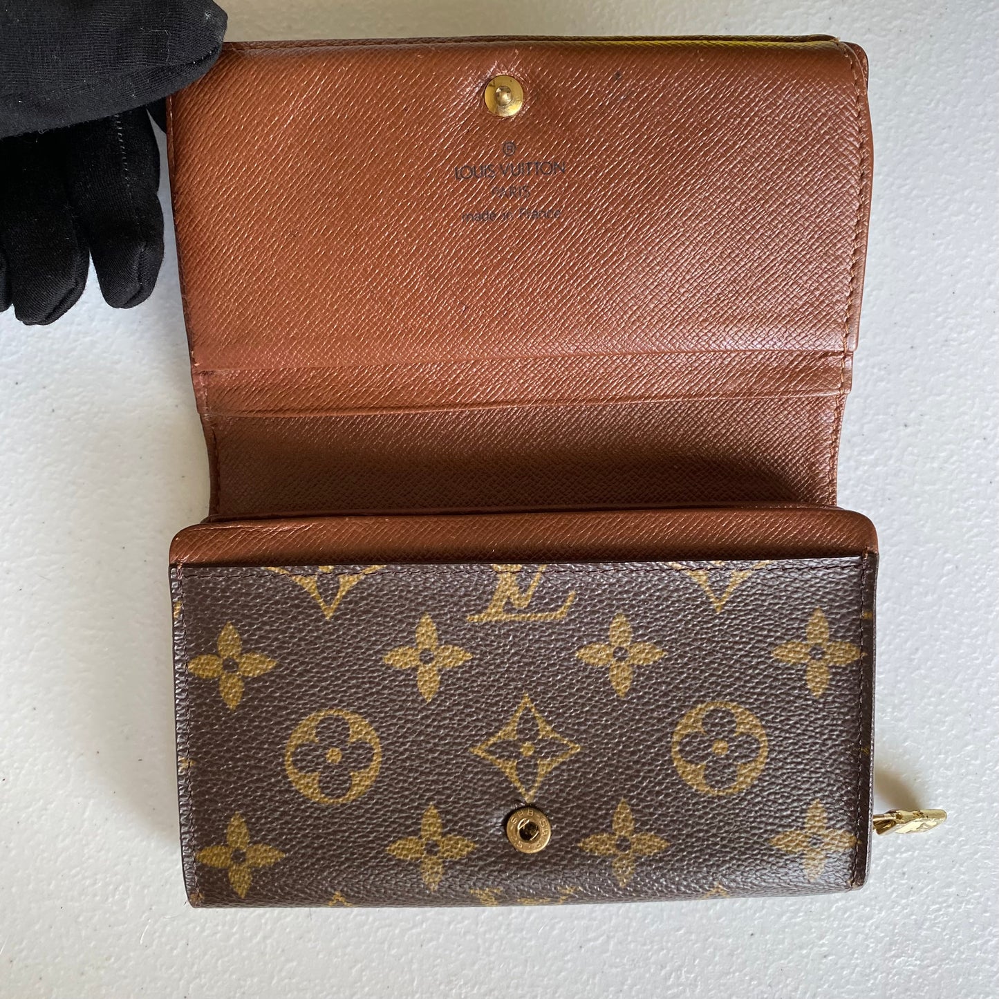 Louis Vuitton monogram wallet ct0044 authentic with coa