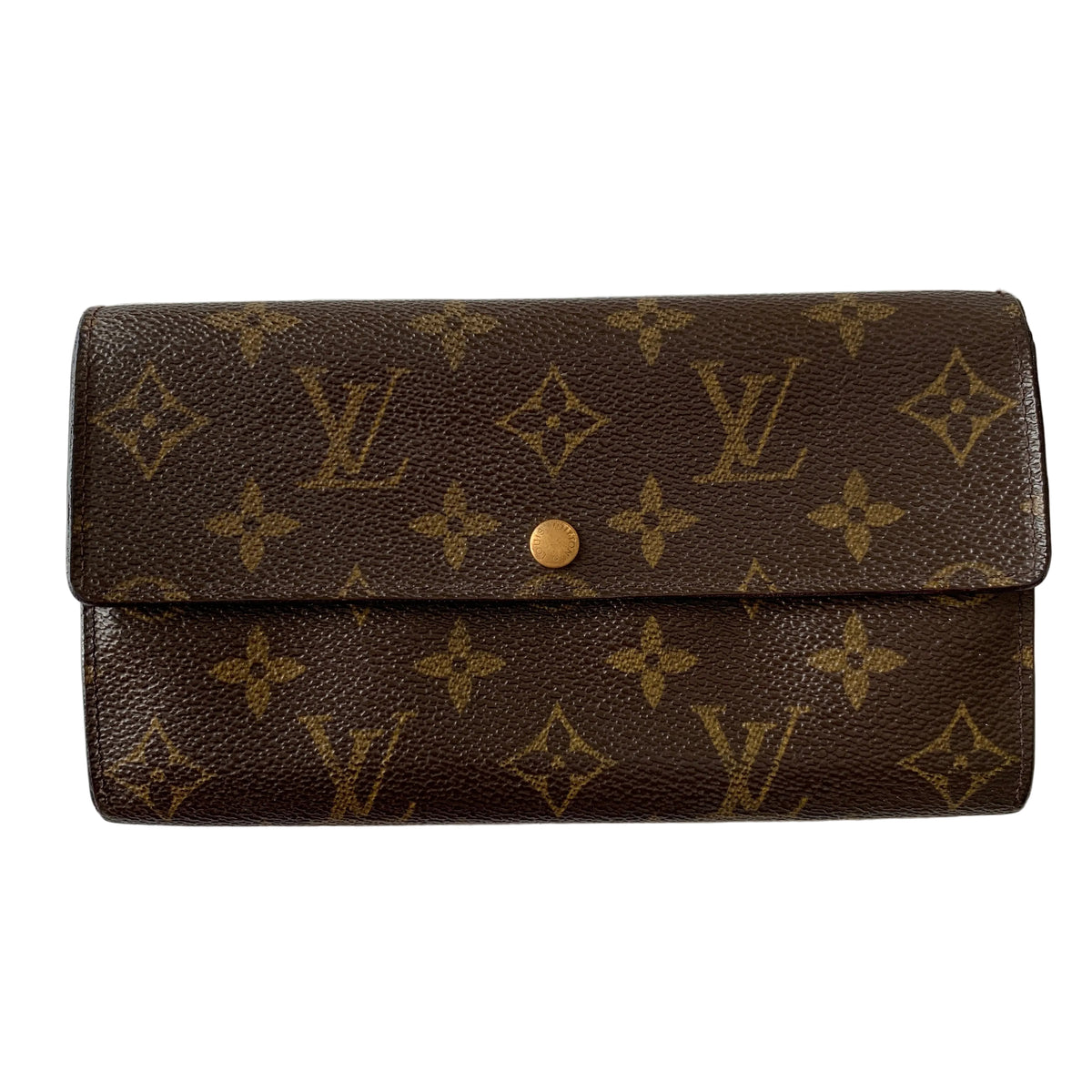 Louis Vuitton monogram long wallet MB1012 Authentic with COA 7.3x4.2