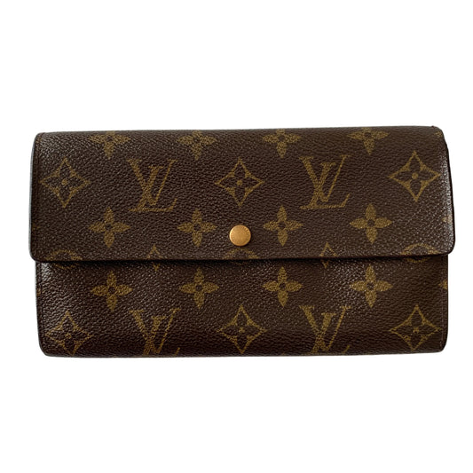 Louis Vuitton monogram long wallet MB1012 Authentic with COA 7.3x4.2