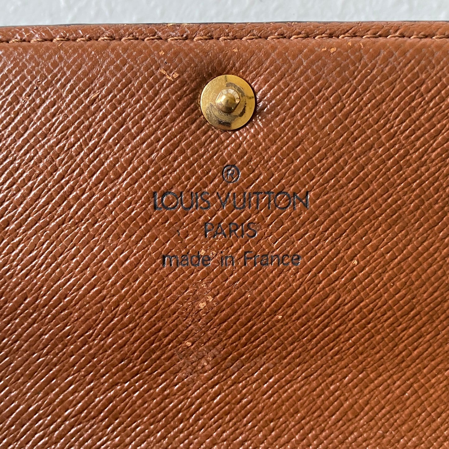 Louis Vuitton monogram Sarah long wallet MB0083 Authentic with COA