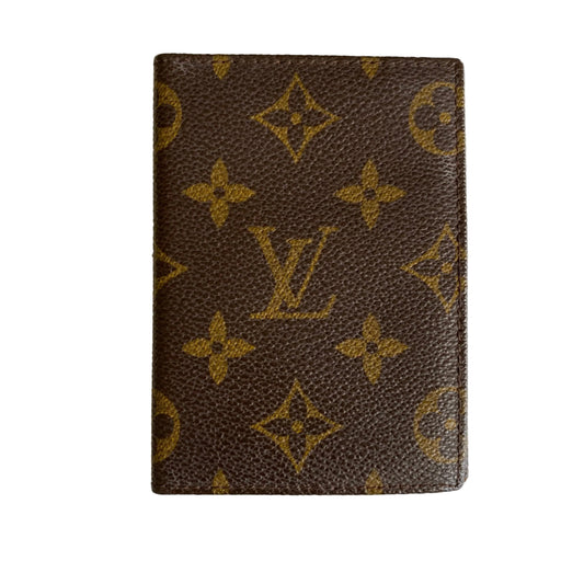 Louis Vuitton monogram pass case card holder 852 authentic with coa