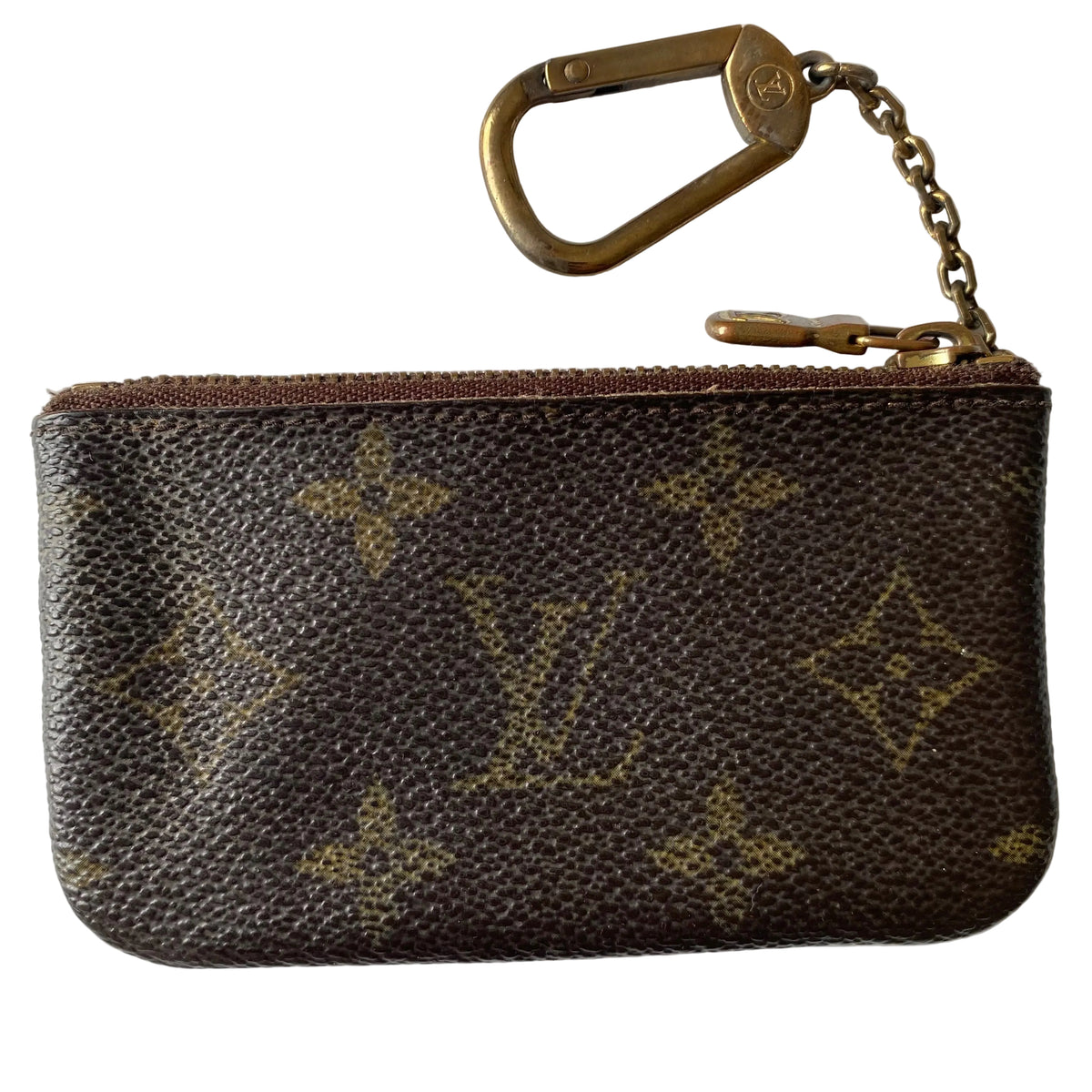 Louis Vuitton monogram coin key pouch SP0064 Authentic with COA 4.4x2.5