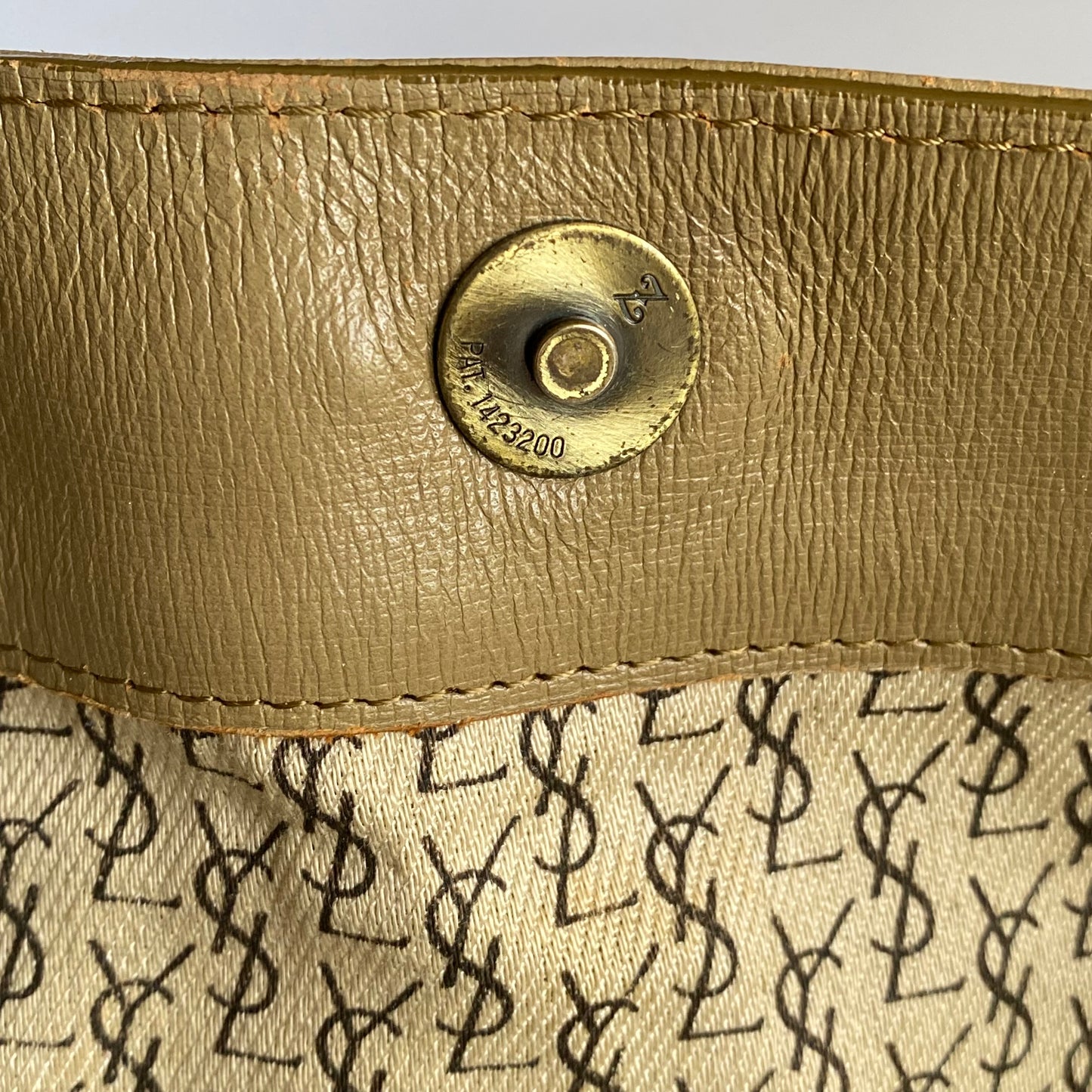 Yves Saint Laurent 2 way tote shoulder bag Authentic with COA 16.5x14x3.8