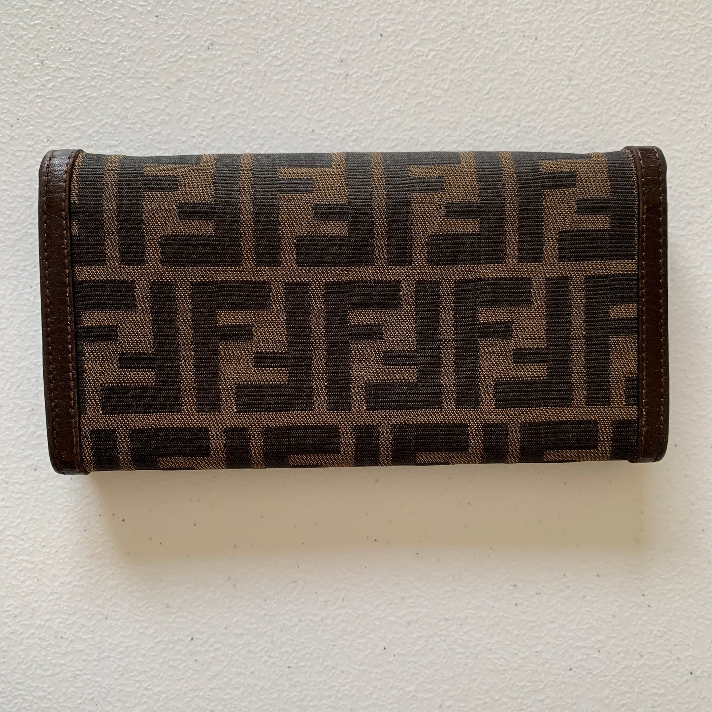 Fendi women’s zucca monogram long Wallet authentic with COA