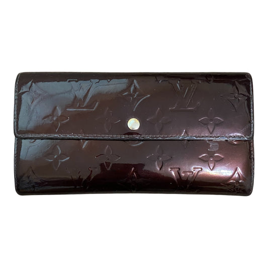 Louis Vuitton vernis monogram long wallet TH2017 Authentic with coa