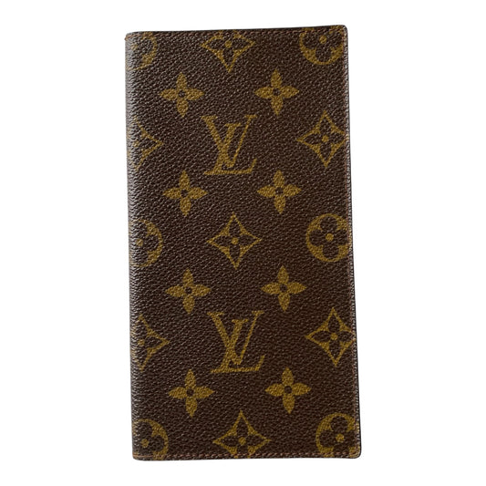Louis Vuitton monogram card holder wallet 873AN Authentic with coa 7x3.7