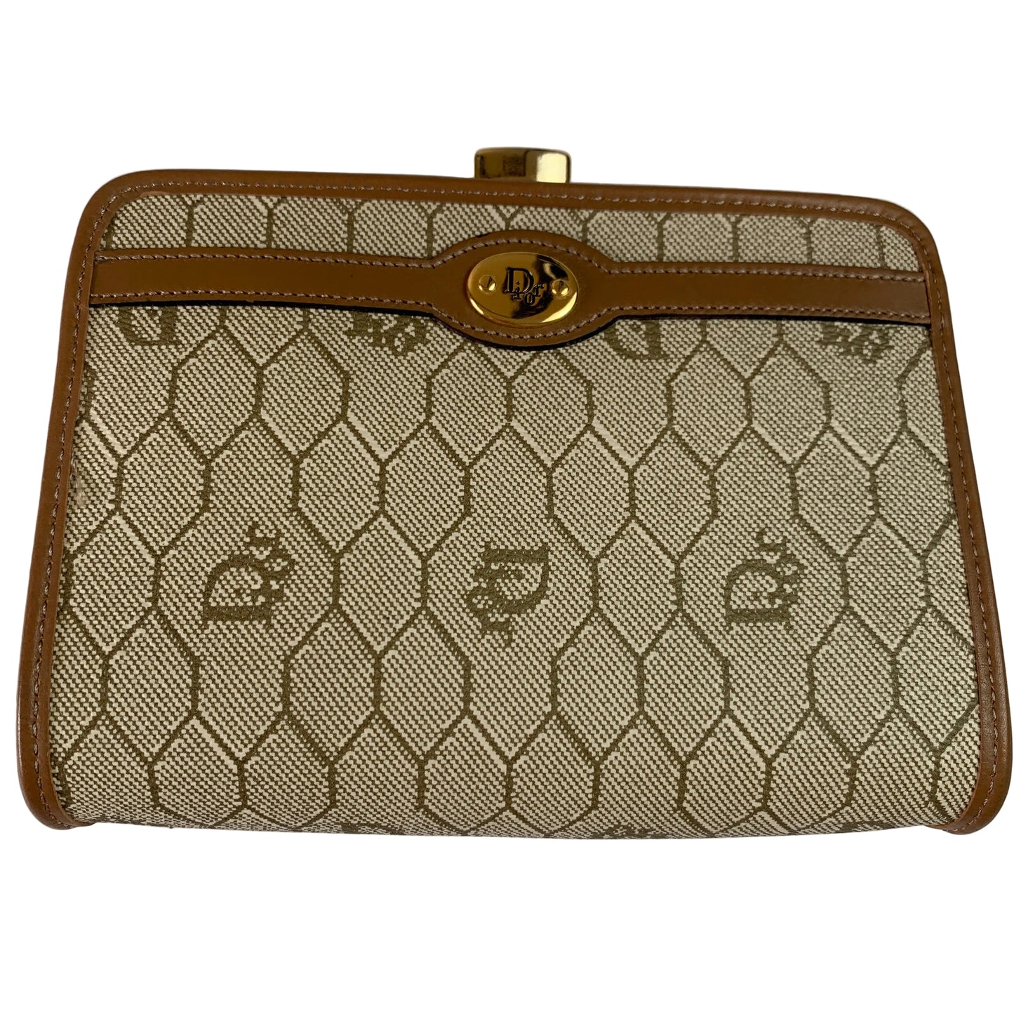 Christian Dior honeycomb Wallet pouch authentic with COA