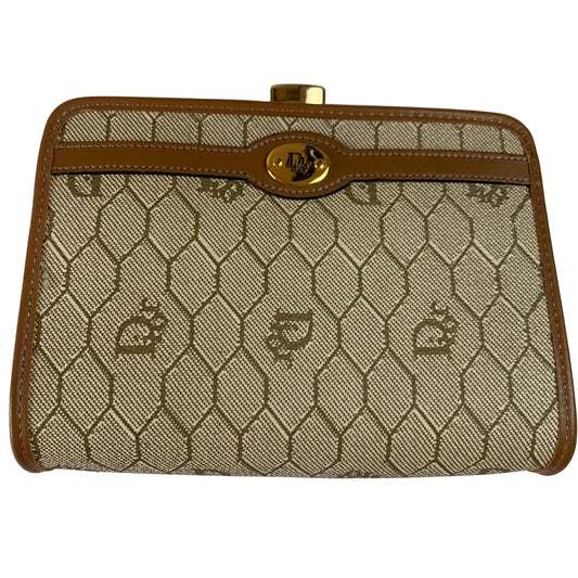 Christian Dior honeycomb Wallet pouch authentic with COA