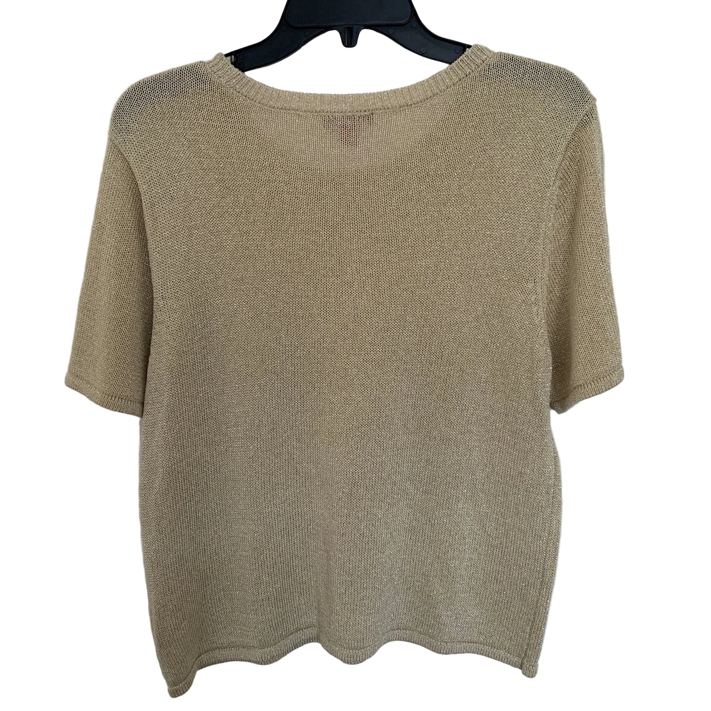 Vince Camuto Womens NWT light gold sweater t-shirt size small