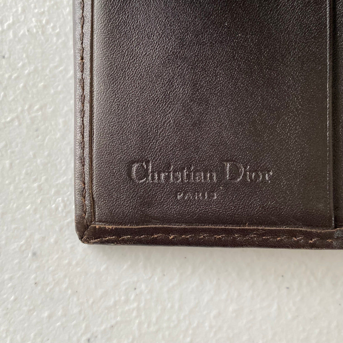 Dior oblique logo compact wallet Authentic with COA 4.3x4