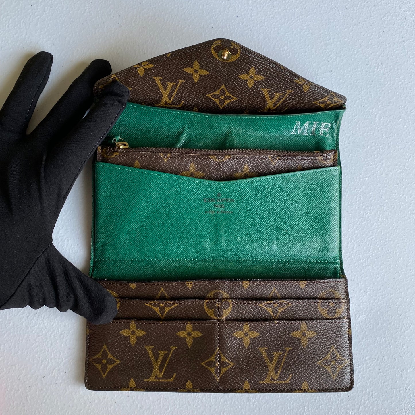 Louis Vuitton monogram long wallet sp0120 authentic with coa