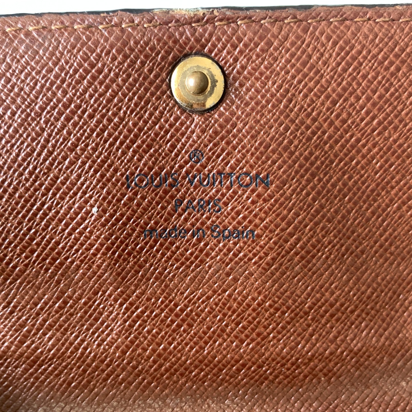 Louis Vuitton monogram compact wallet CA1011 Authentic with COA