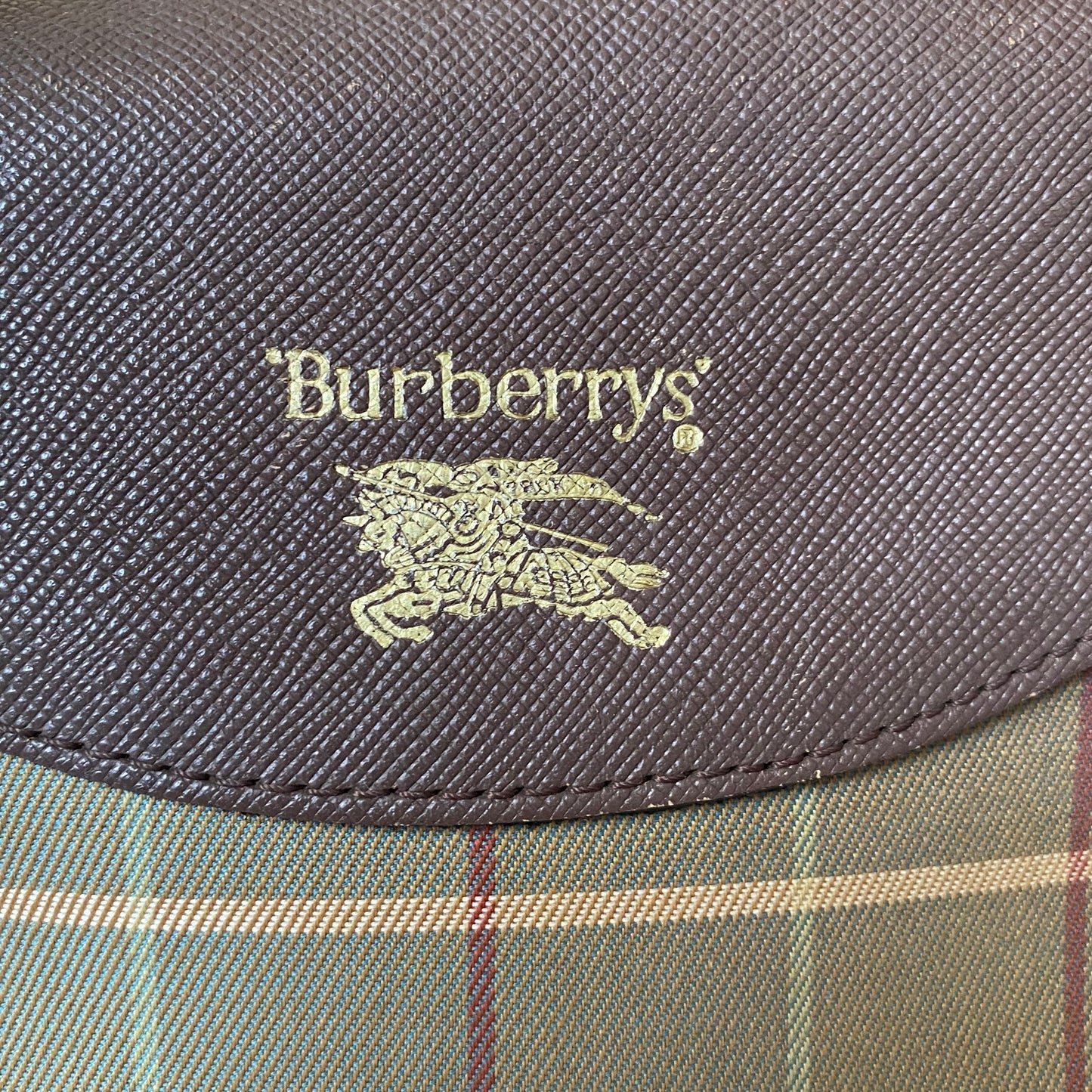 Burberry vintage check crossbody bag purse Authentic with COA 8.8x8.5x3.1