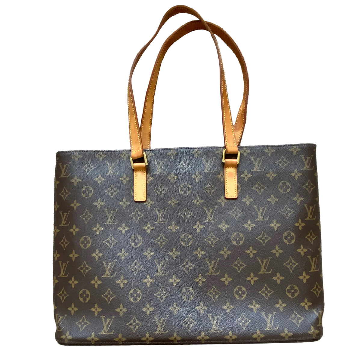 Louis Vuitton monogram luco SR0010 tote bag Authentic with COA 18x11.6x4.2