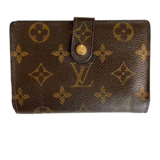 Louis Vuitton brown monogram wallet MI0080 Automatic with coa