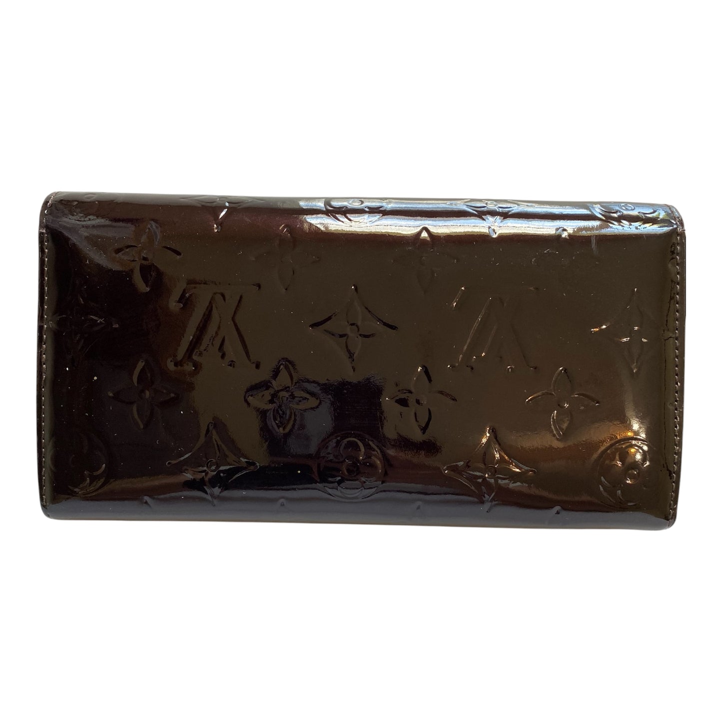 Louis Vuitton monogram vernis long wallet Authentic with COA