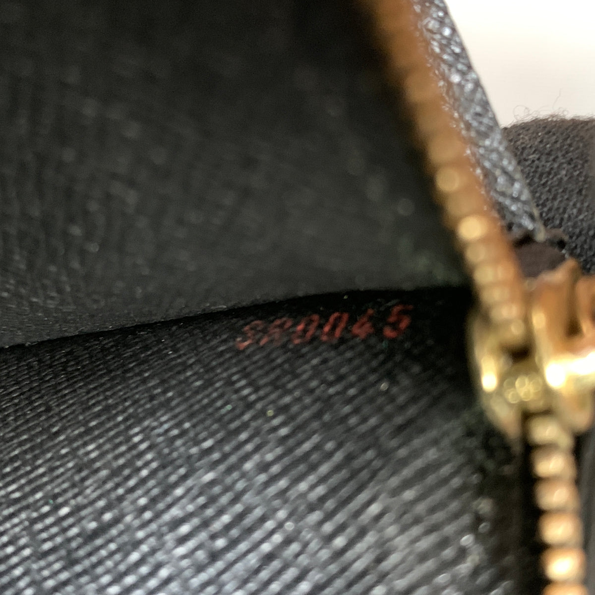 Louis Vuitton black Epi leather long wallet SR0045 Authentic with COA7.5x4.3