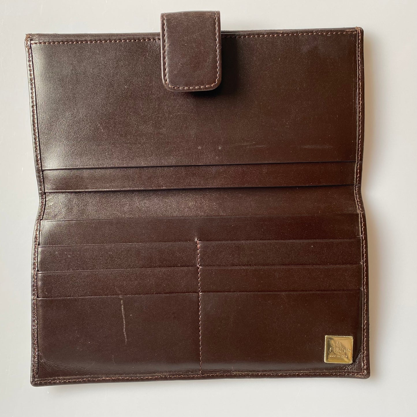 Fendi FF zucca monogram long wallet Authentic with coa