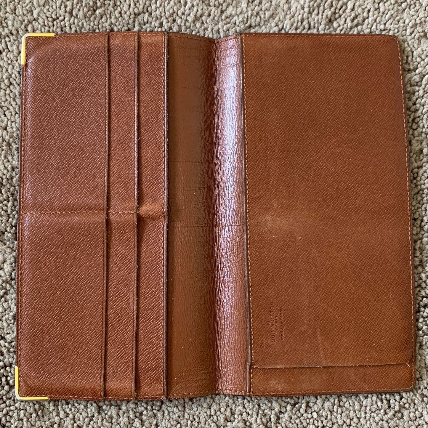 LV1054 Louis Vuitton men's monogram card holder wallet