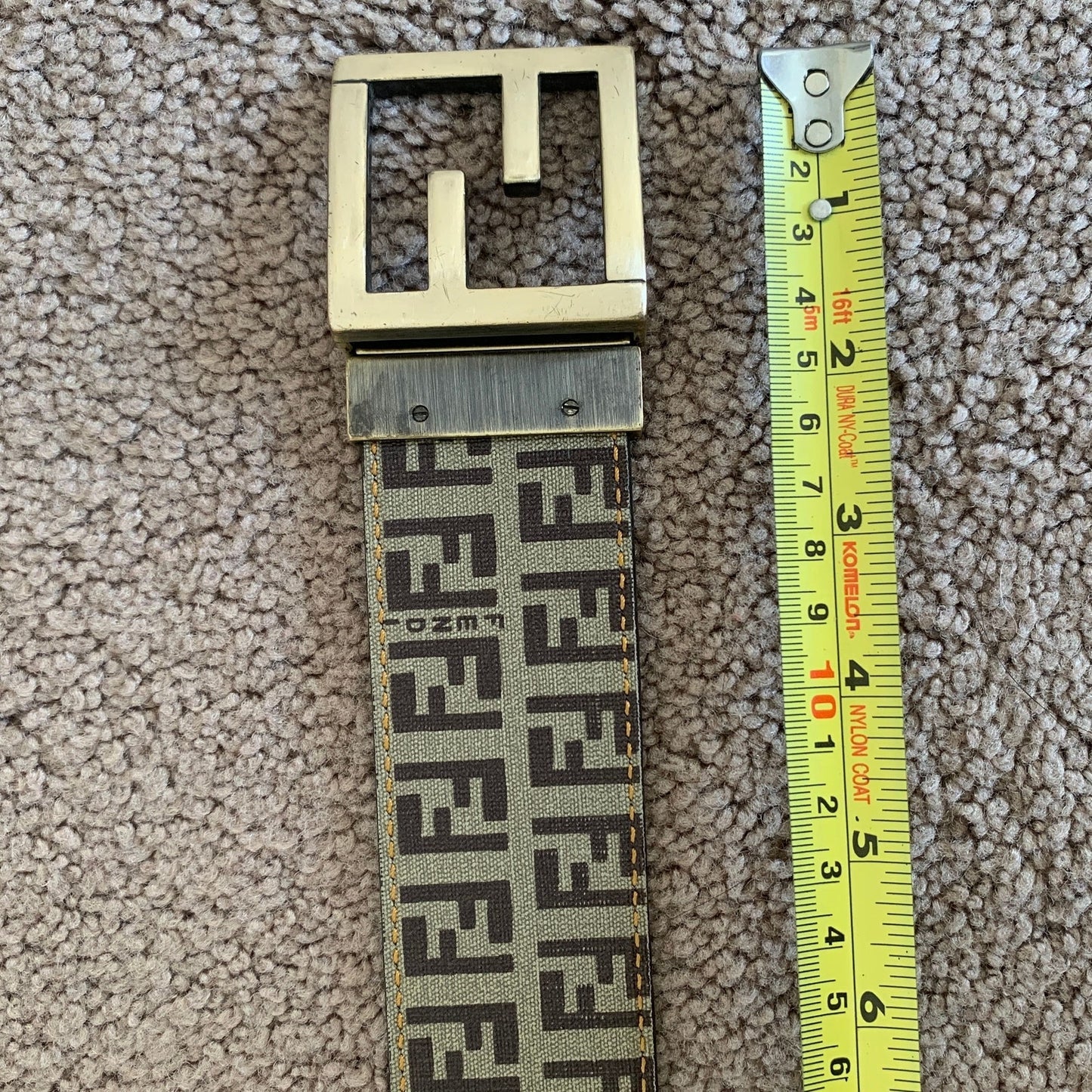 F1038 Fendi unisex reversibile monogram belt size 95 cm 38 inch