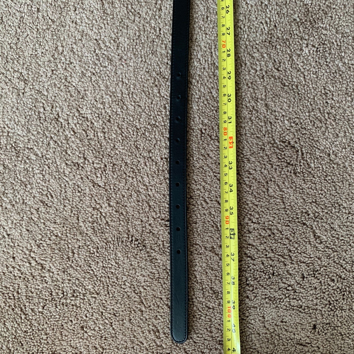 G1026 Gucci GG marmont black leather belt size 36