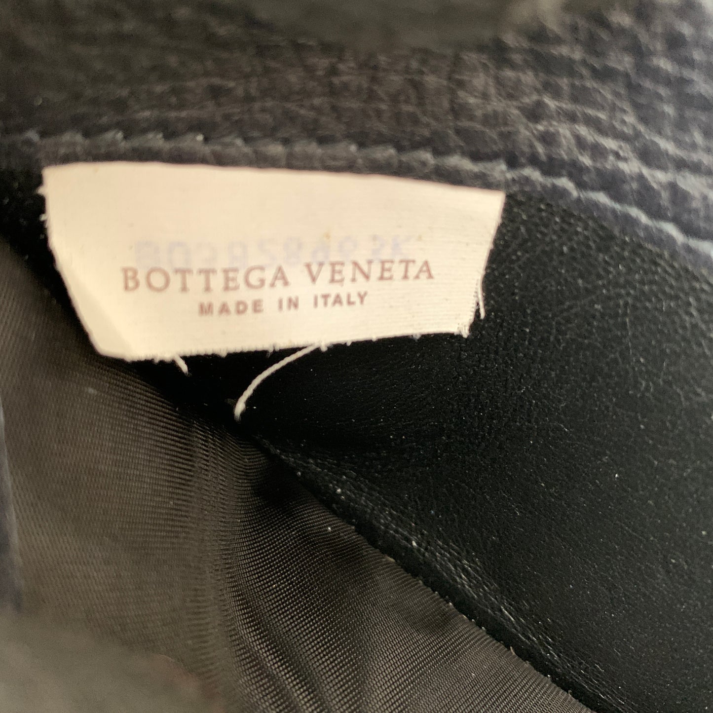 Bottega Veneta long navy blue zip around wallet Authentic with COA