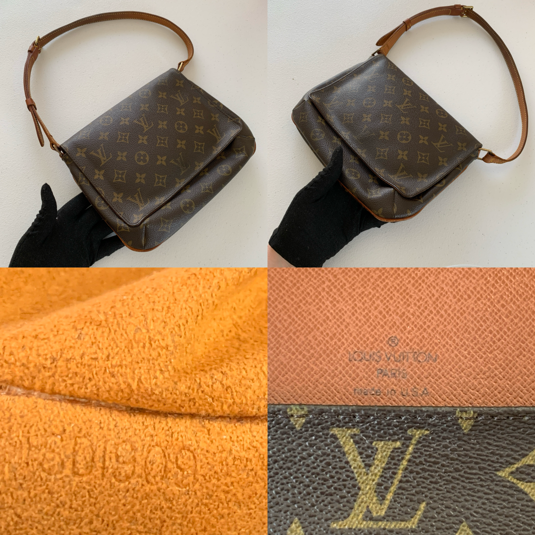 Louis Vuitton monogram musette tango shoulder bag authentic with COA