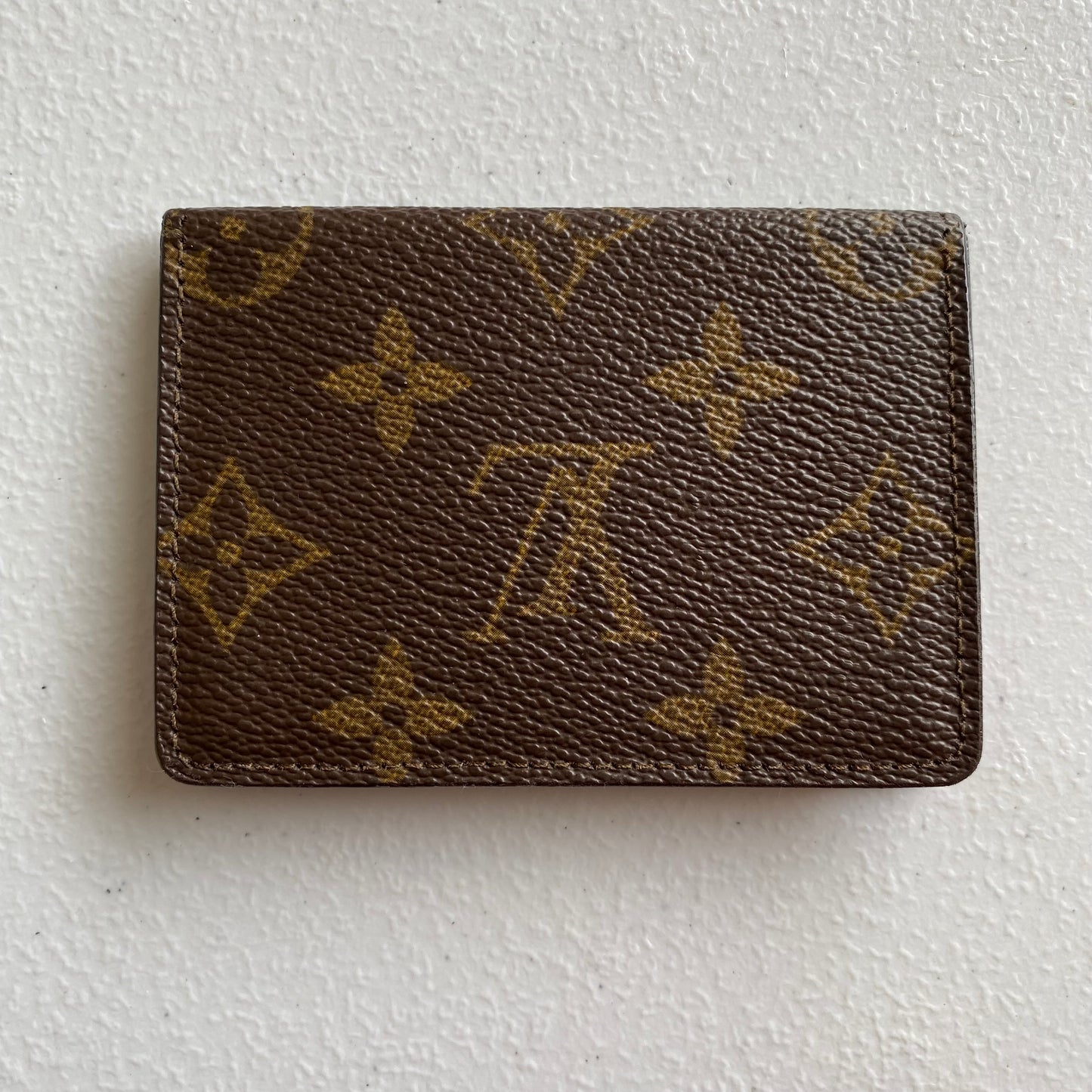Louis Vuitton monogram unisex card holder MI874 Authentic with COA 3.8x2.8