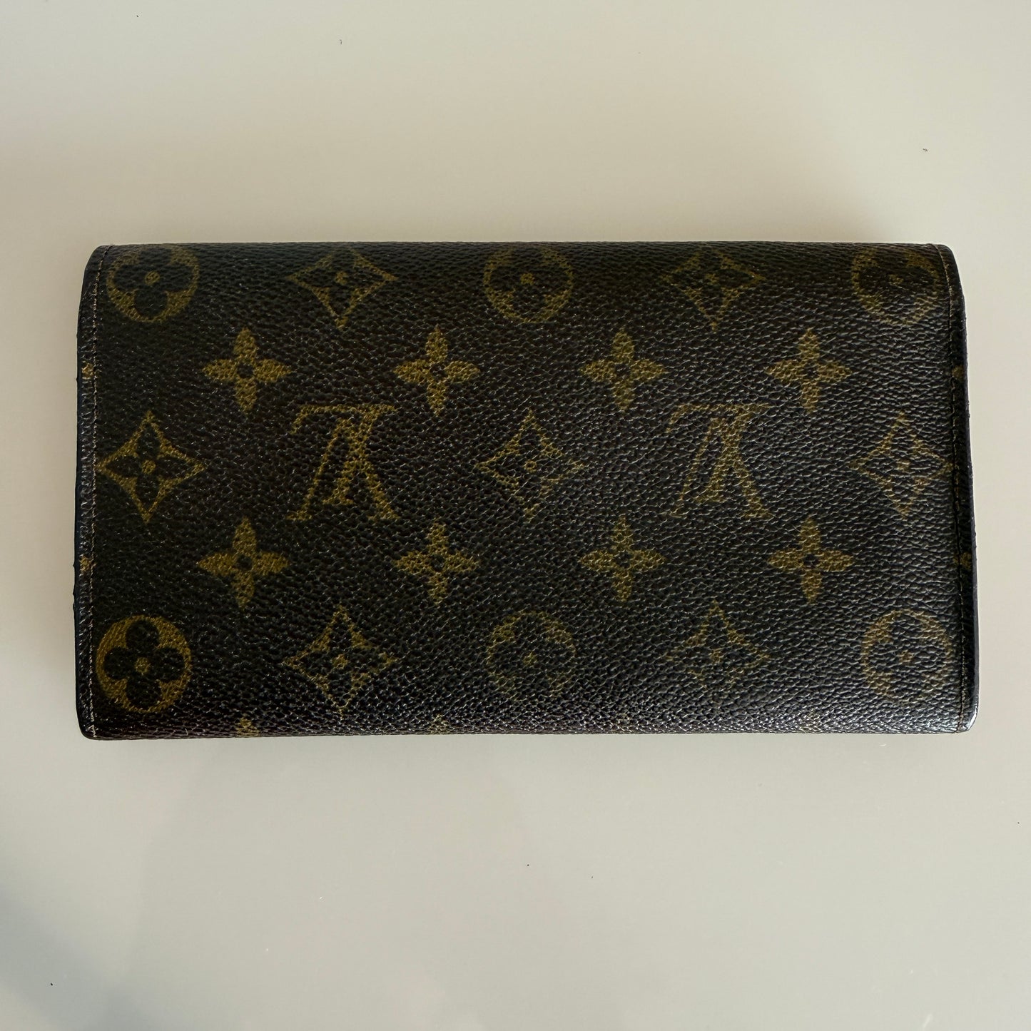 Louis Vuitton monogram long wallet authentic with COA MI0942