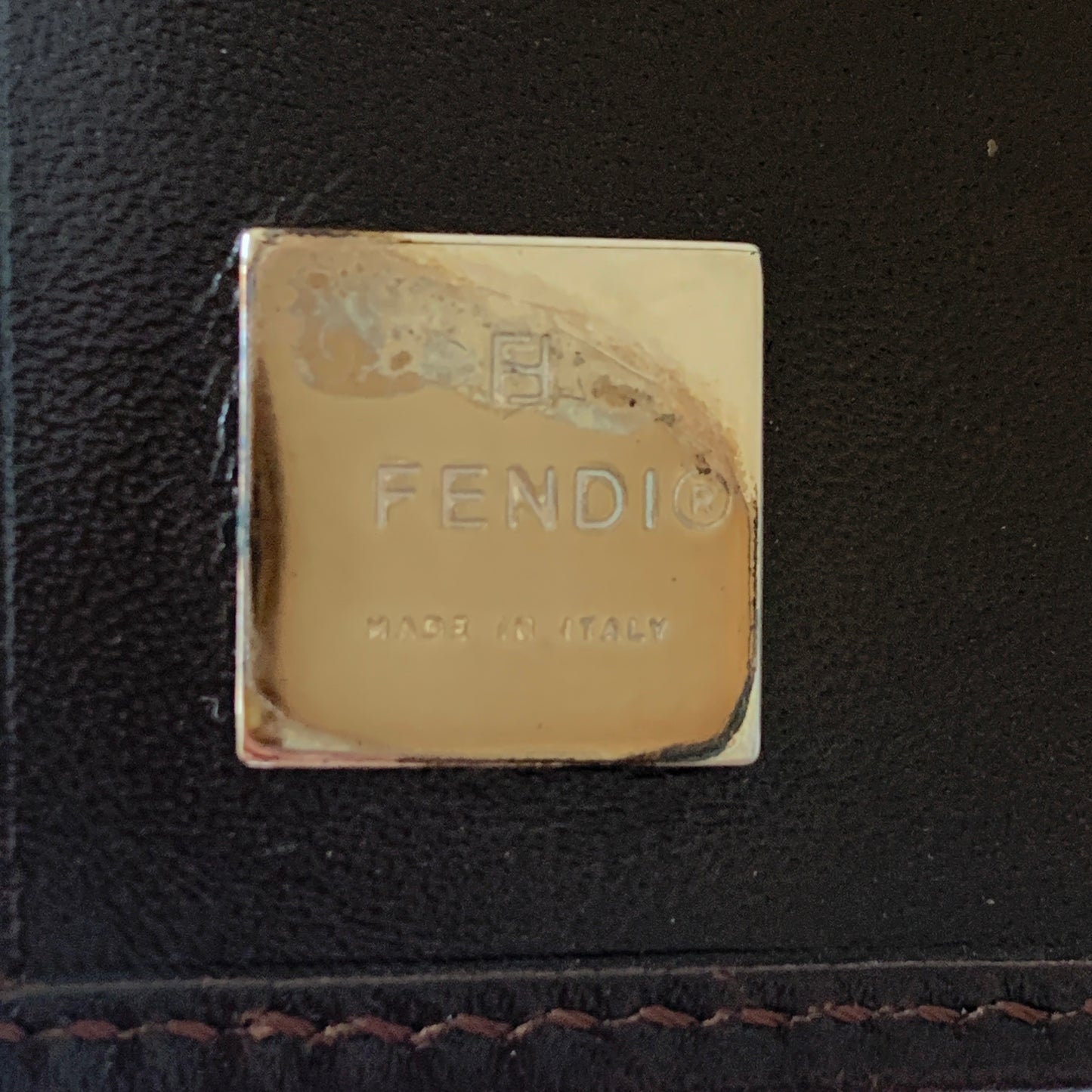 Fendi FF zucca monogram kisslock Wallet authentic with COA
