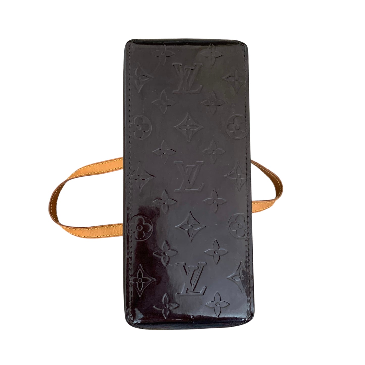 Louis Vuitton monogram vernis patent leather bag Reade amarante authentic with