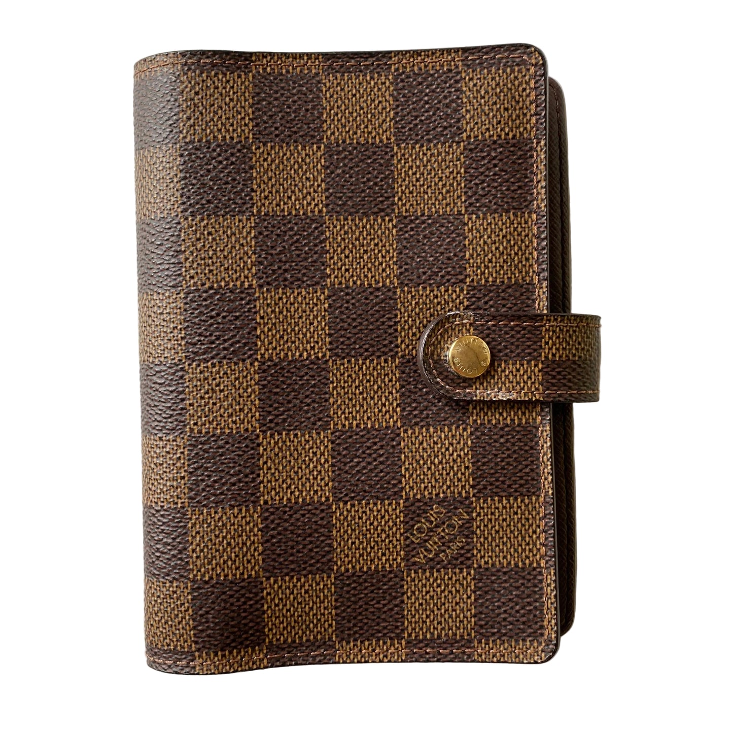 Louis Vuitton ca1004 brown damier agenda planner PM Authentic with COA