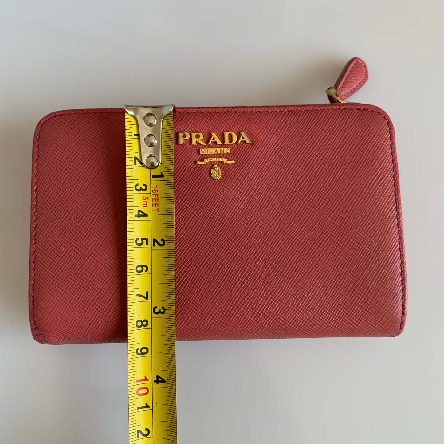 Prada leather wallet Authentic with COA