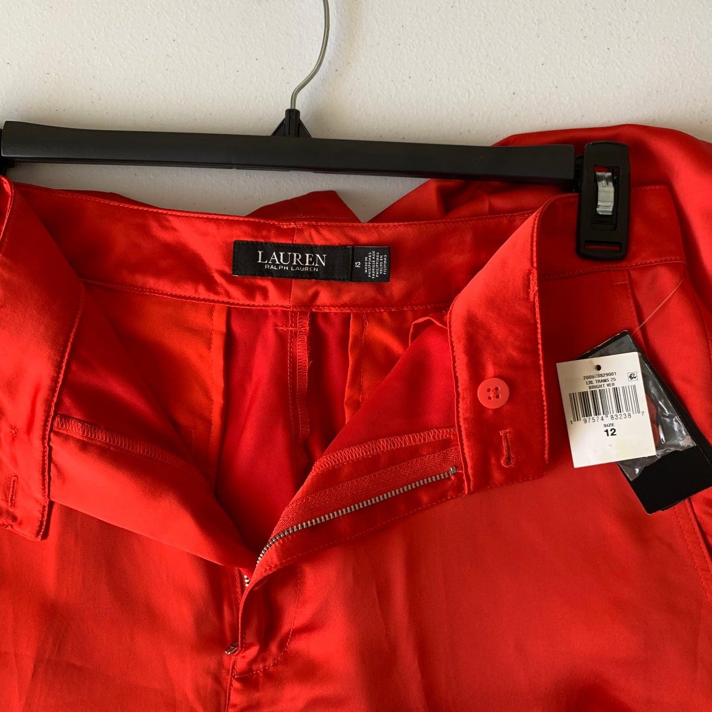 Lauren Ralph Lauren Women’s NWT red cargo wild leg dress pants size 12