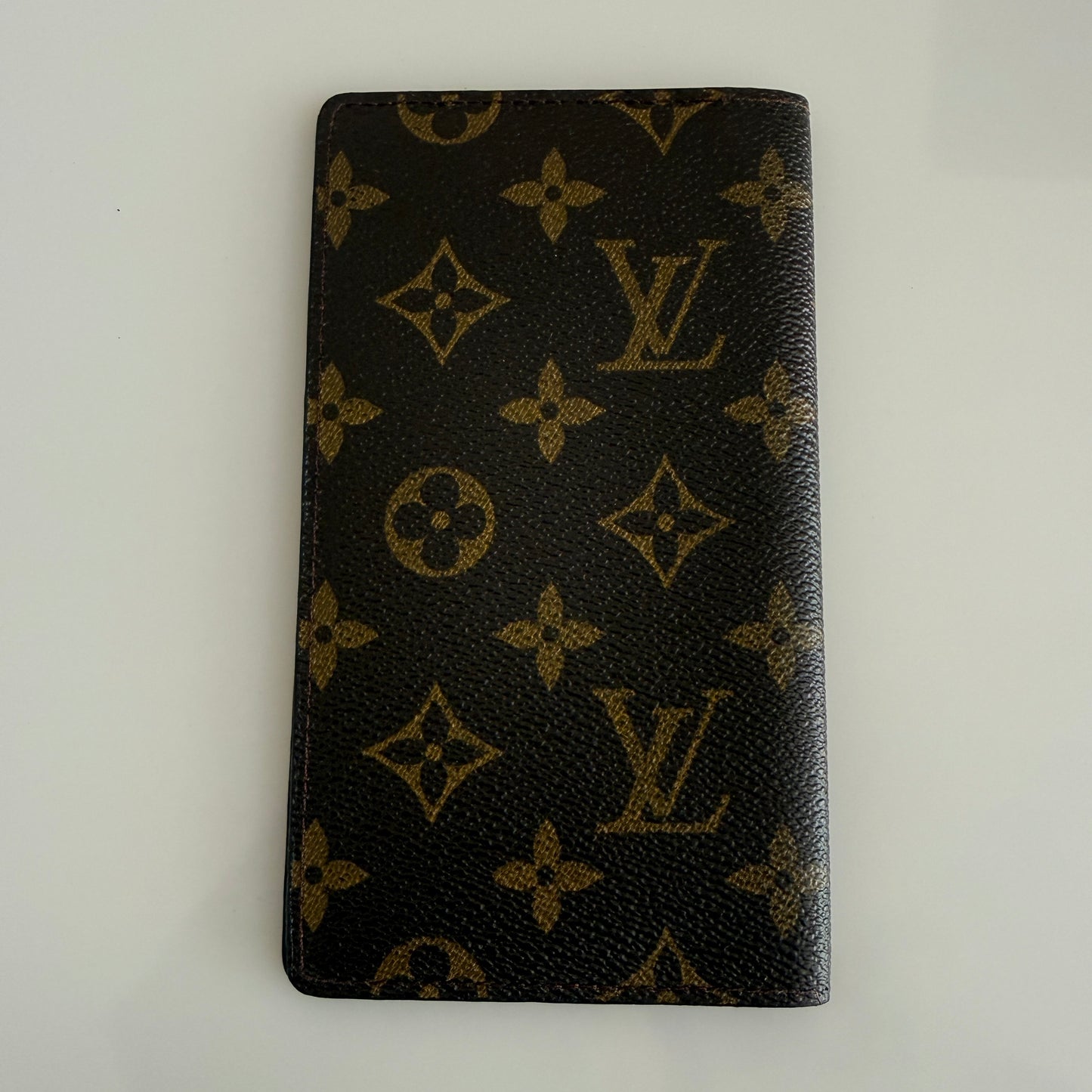 Louis Vuitton monogram long card holder unisex authentic with COA