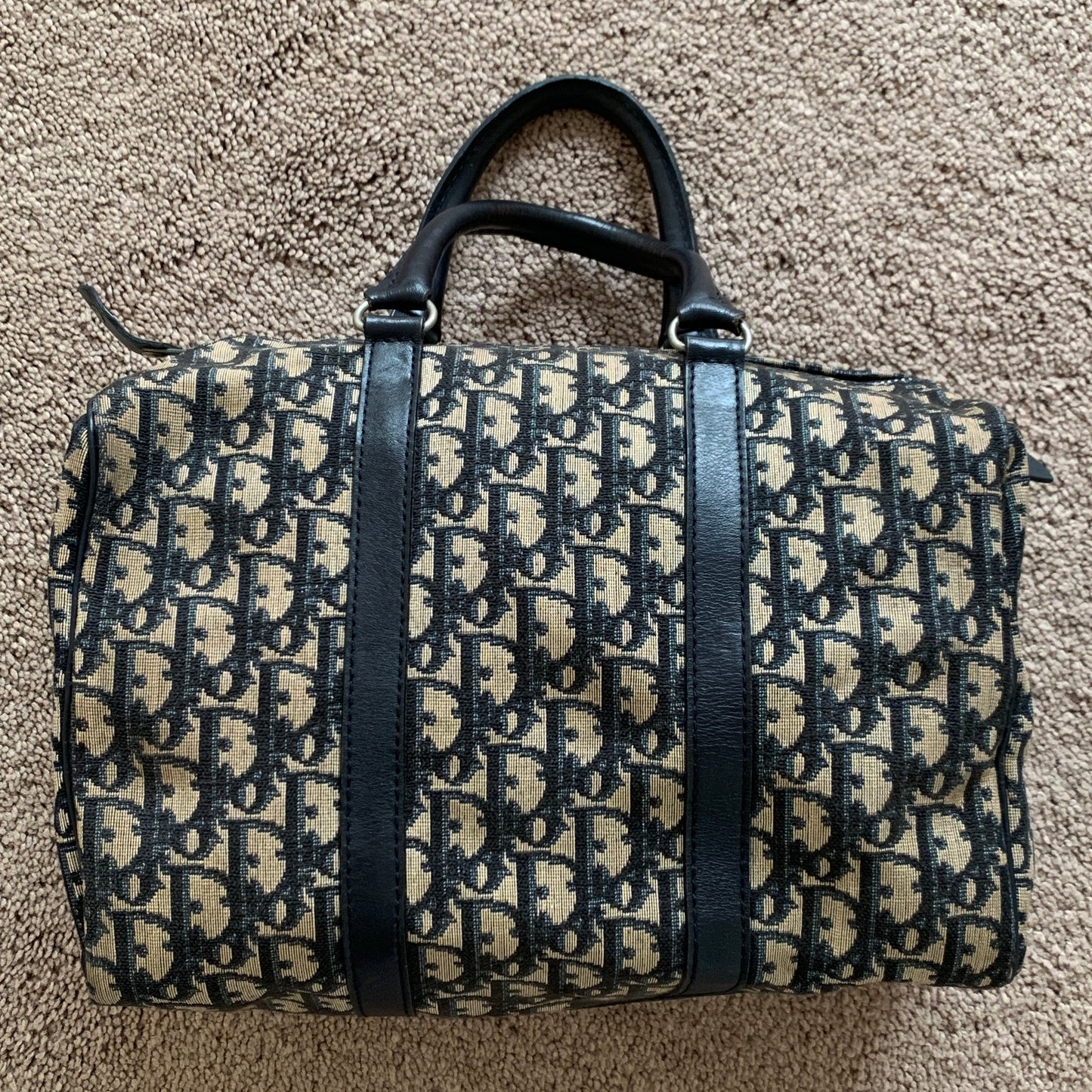 Authentic Dior vintage women’s oblique trotter bag