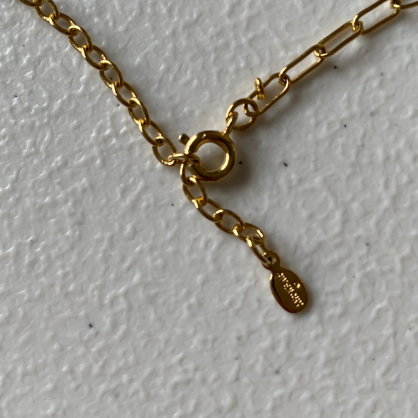 Givenchy logo pendant gold plated necklace Authentic with coa