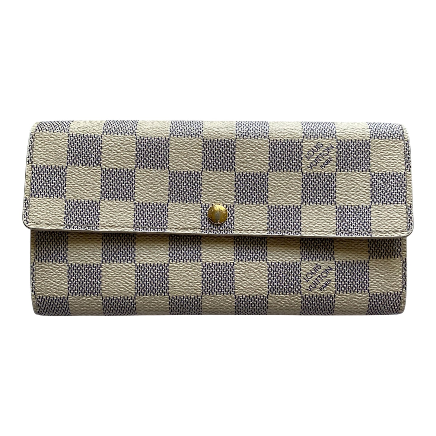 Louis Vuitton damier azur long wallet CA4111 Authentic with COA