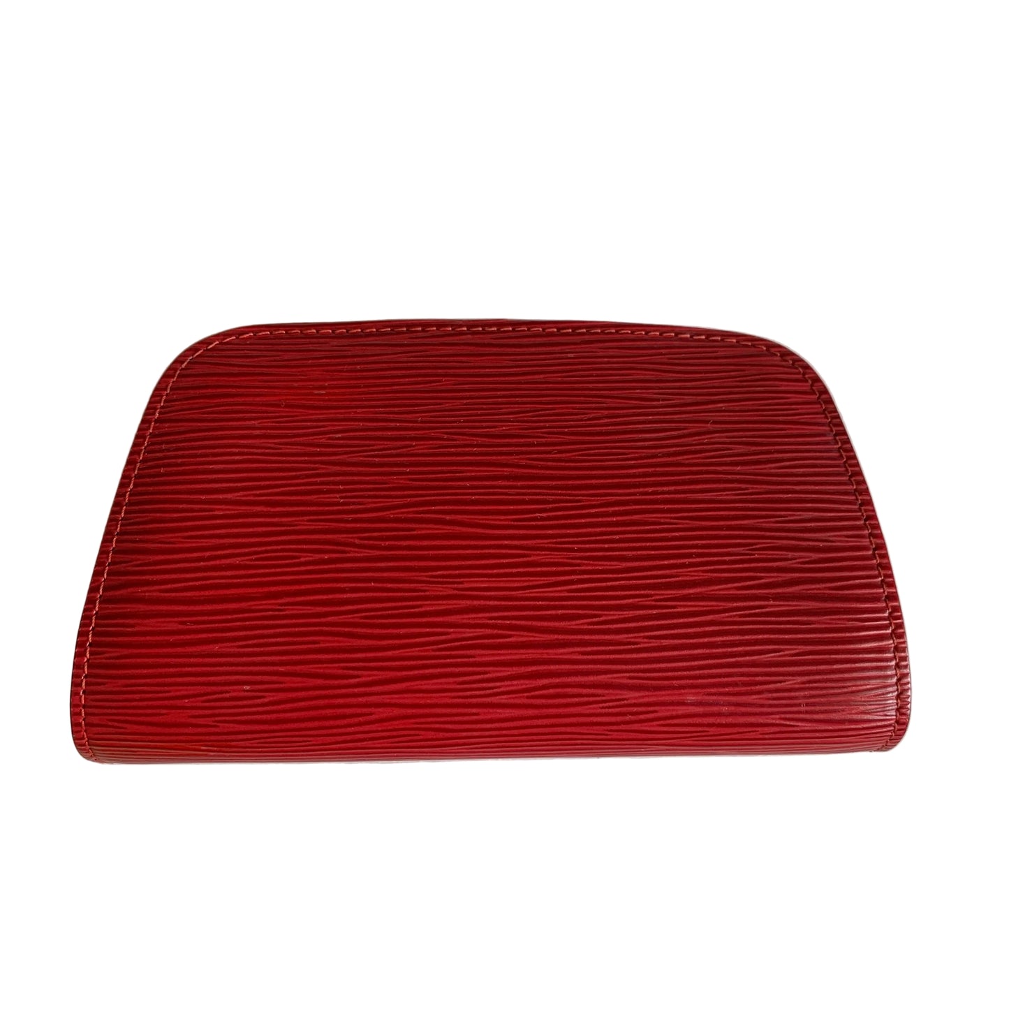 Louis Vuitton red Epi leather cosmetic bag SP1000 authentic with COA