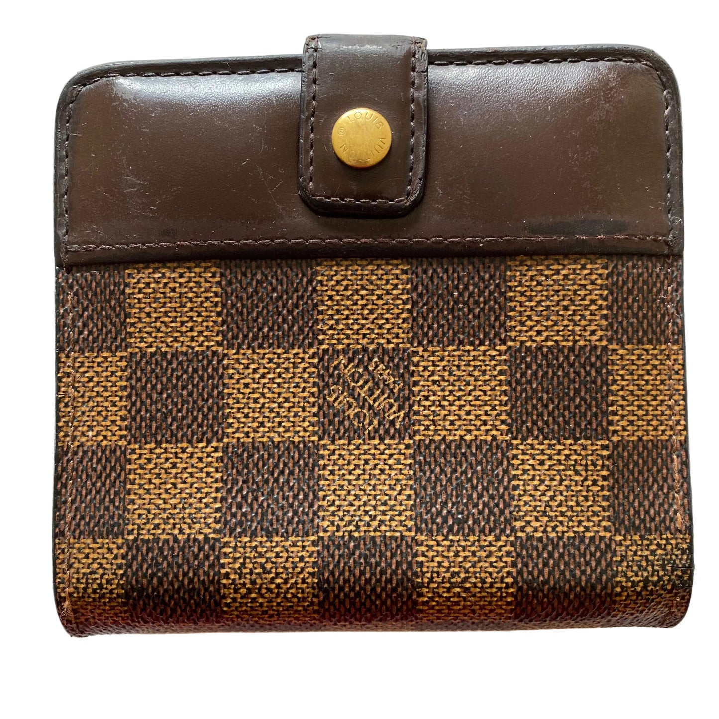Louis Vuitton damier ebene compact wallet CA0072 Authentic with coa