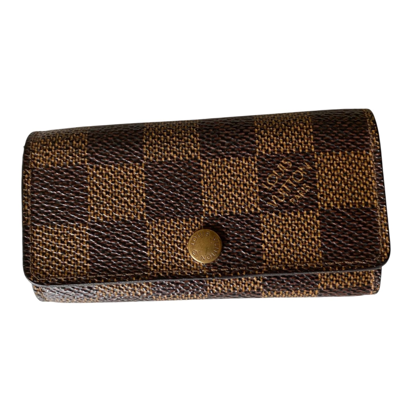 Louis Vuitton damier 4 ring key holder TH0045 Authentic with COA