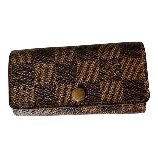 Louis Vuitton damier 4 ring key holder TH0045 Authentic with COA
