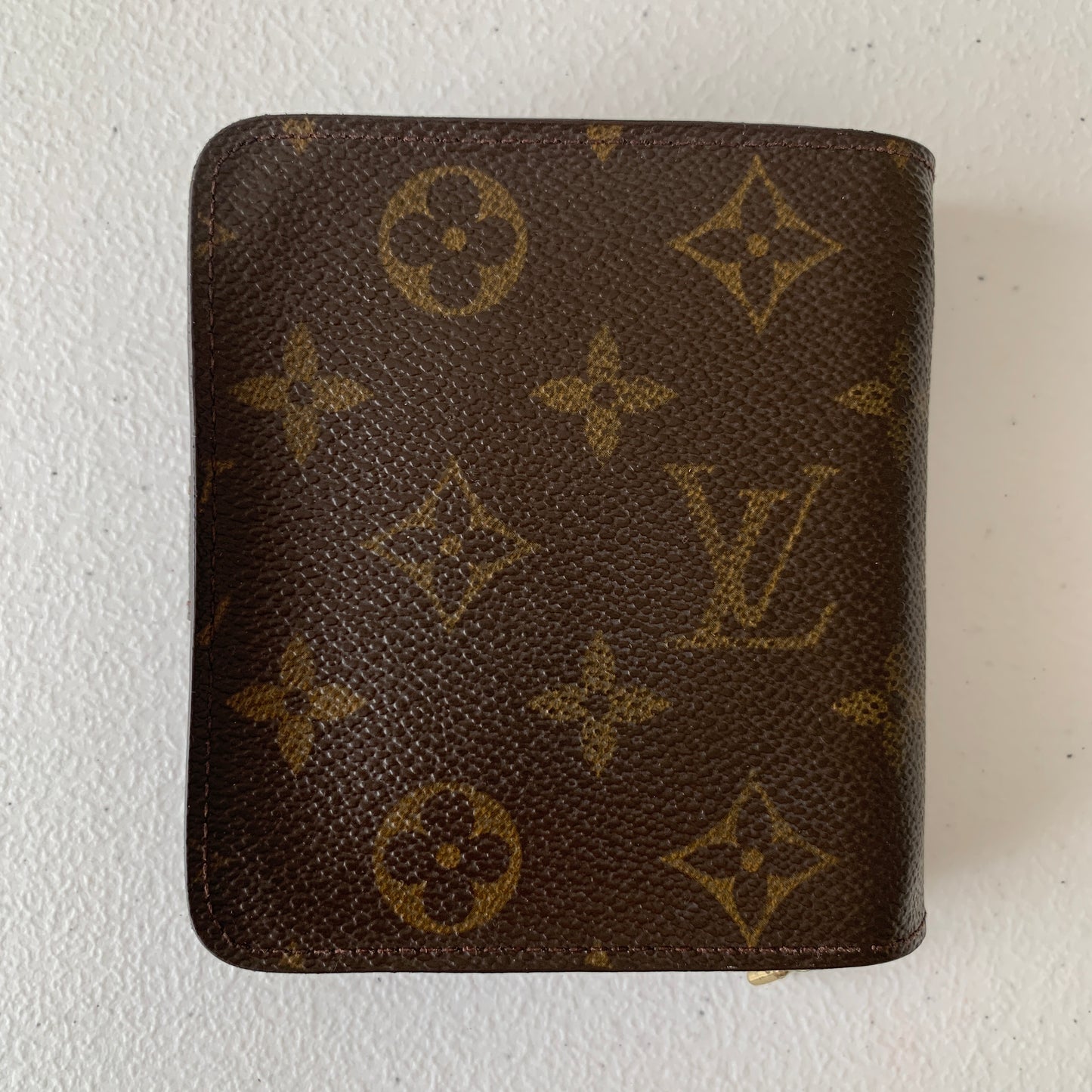 Louis Vuitton monogram compact Wallet Authentic MI0031 with COA