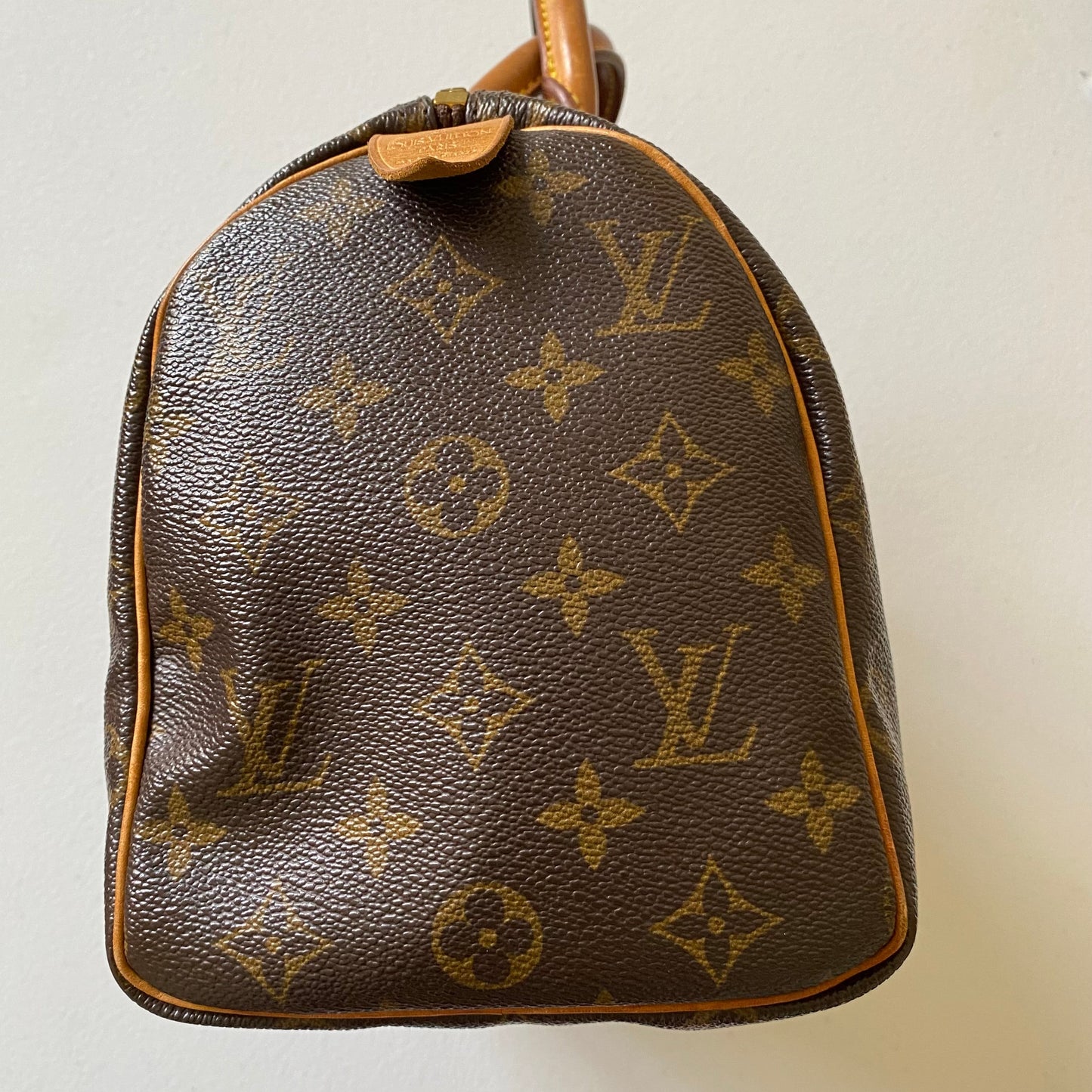 Louis Vuitton monogram speedy 25 handbag SP0013 Authentic with coa